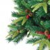 Χριστουγεννιάτικο Δέντρο Forbes Slim Fir με Γκι και Κουκουνάρια (1,80m)
