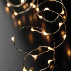 200 Λευκά Θερμά Λαμπάκια LED Copper (20m)