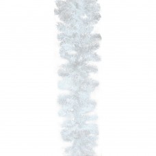 Χριστουγεννιάτικη Διακοσμητική Γιρλάντα Λευκή (2.70m)