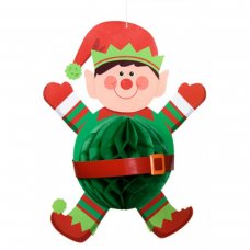 Χριστουγεννιάτικο 3D Ξωτικό Οροφής (32cm)