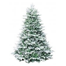 Χριστουγεννιάτικο Χιονισμένο Δέντρο Flocked Plastic (2,40m)