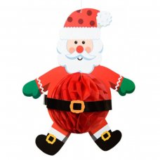 Χριστουγεννιάτικος 3D Άγιος Βασίλης Οροφής (32cm)