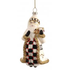 Χριστουγεννιάτικος Άγιος Βασίλης Λευκός (15cm)