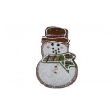 Χριστουγεννιάτικο Ζαχαρωτός Χιονάνθρωπος (15cm)