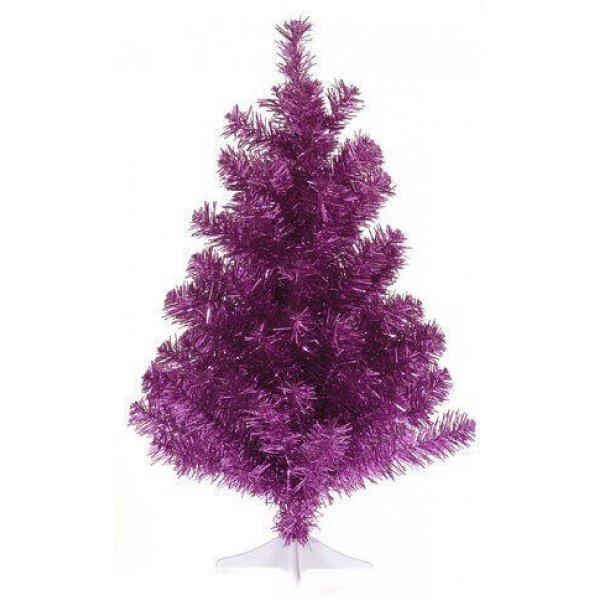 Χριστουγεννιάτικο Επιτραπέζιο Δέντρο Μωβ (60cm)