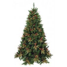 Χριστουγεννιάτικο Δέντρο CHT με Γκι και Κουκουνάρια (3m)