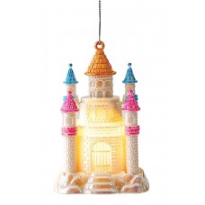 Χριστουγεννιάτικο Ακρυλικό Κάστρο με Φως (11,3cm)