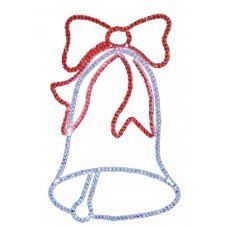 Χριστουγεννιάτικη Επιστύλια Καμπάνα με Φωτοσωλήνα LED (1.55m)