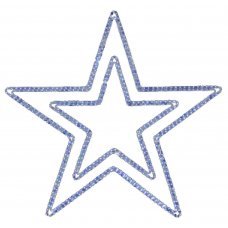 Χριστουγεννιάτικο Επιστύλιο Αστέρι με Φωτοσωλήνα LED (1.1m)