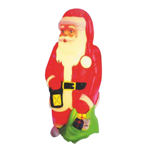 Χριστουγεννιάτικο Φωτιζόμενο Γλυπτό Άγιος Βασίλης (1m)