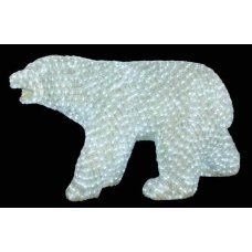 Χριστουγεννιάτικη Φωτιζόμενη Ακρυλική Αρκούδα με 1900 LED (1,2m)