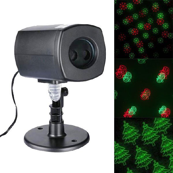 Χριστουγεννιάτικος Projector Laser με Αισθητήρα Φωτός και Χρονοδιακόπτη (37cm)