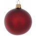 Χριστουγεννιάτικη Γυάλινη Μπάλα Κόκκινη Ματ (8cm)