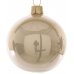 Χριστουγεννιάτικη Γυάλινη Μπάλα Οροφής Σαμπανιζέ (15cm)