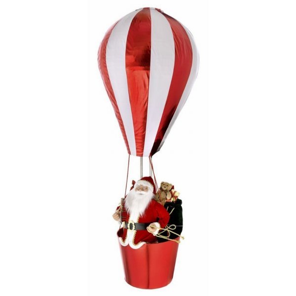 Χριστουγεννιάτικο Αερόστατο Οροφής Κόκκινο (3m)
