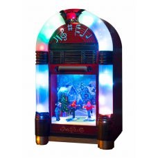 Χριστουγεννιάτικο Διακοσμητικό Jukebox με LED (22cm)