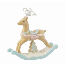 Χριστουγεννιάτικο Διακοσμητικό Ταρανδάκι Κουνιστό (20,5cm)