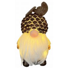 Χριστουγεννιάτικος Ακρυλικός Διακοσμητικός Νάνος με LED (10cm)