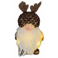 Χριστουγεννιάτικος Ακρυλικός Διακοσμητικός Νάνος με LED (22cm)