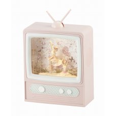 Χριστουγεννιάτικη Διακοσμητική Τηλεόραση με Νερό και LED (23cm)