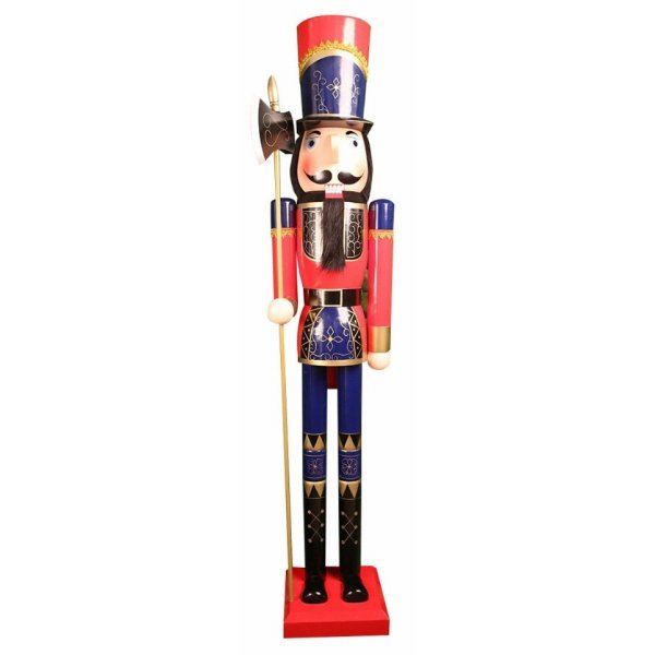Χριστουγεννιάτικος Διακοσμητικός Μολυβένιος Στρατιώτης με Πέλεκυ (150cm)