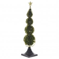 Χριστουγεννιάτικο Διακοσμητικό Δέντρο από Πράσινες Μπάλες (60cm)