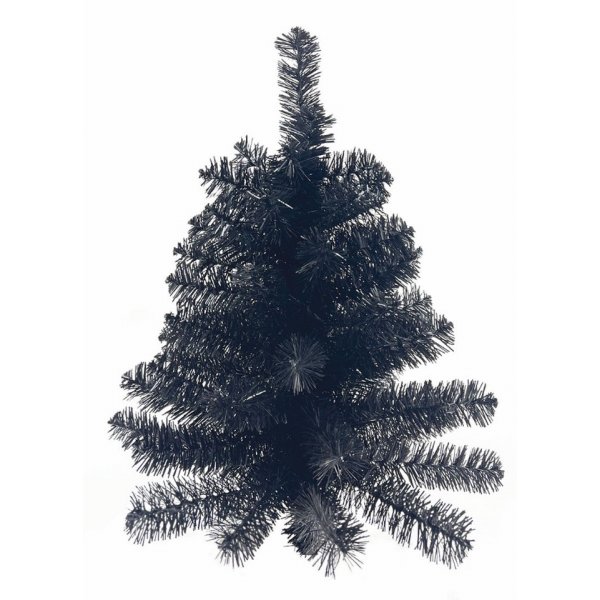 Χριστουγεννιάτικο Επιτραπέζιο Δέντρο Μπιμπελο Μαυρο (60cm)