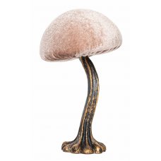 Χριστουγεννιάτικο Διακοσμητικό Μανιτάρι Μπεζ (10,5cm)