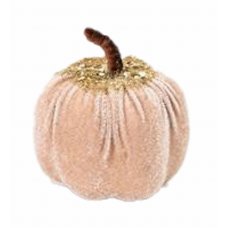 Χριστουγεννιάτικη Κολοκύθα Σομόν (8cm)