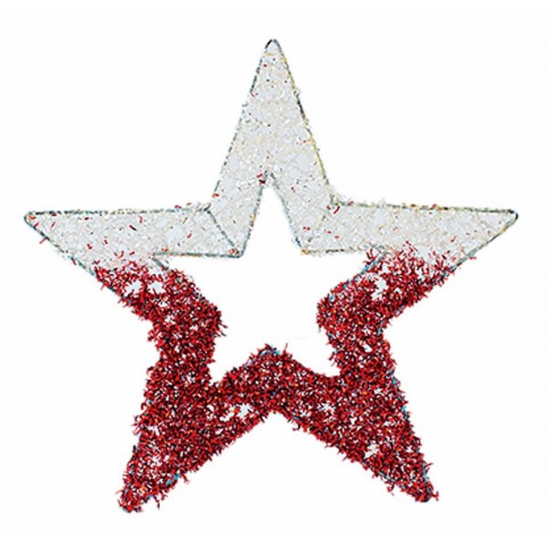 Χριστουγεννιάτικο Στολίδι Οροφής Αστέρι με Πλέγμα (25cm)