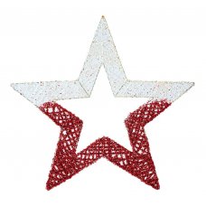 Χριστουγεννιάτικο Στολίδι Οροφής Αστέρι με Πλέγμα (45cm)