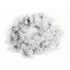 Χριστουγεννιάτικο Διακοσμητικό Στεφάνι Λευκό (60cm)