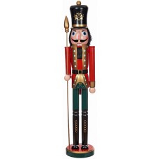 Χριστουγεννιάτικος Διακοσμητικός Καρυοθραύστης με Δόρυ (180cm)