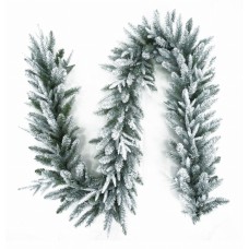 Χριστουγεννιάτικη Γιρλάντα Flocked (2,7m)