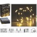 100 Λευκά Θερμά Λαμπάκια LED Copper Μπαταρίας (4,95m) 100 Λευκά Θερμά Λαμπάκια LED Copper Μπαταρίας (4,95m)